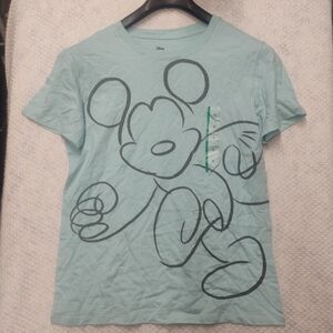 NWT Disney Mickey Mouse Women’s Graphic T-Shirt Teal Green Size Medium Minnie